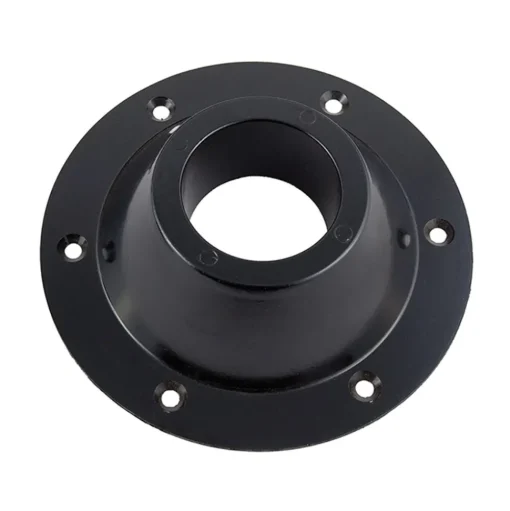 #013-1119B – Round Surface Mount Pedestal Base, Black
