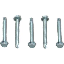 #012-DP100 – 8 x 1/2 DP Hex Washer Head, Zinc, 100 Pack