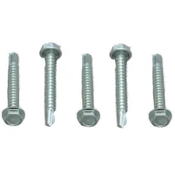 #012-DP100 – 10 x 1-1/2 DP Hex Washer Head, Zinc, 100 Pack
