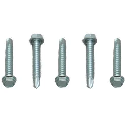 #012-DP50 – 8 x 1 DP Hex Washer Head, Zinc, 50 Pack