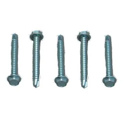 #012-DP500 – 8 x 1 DP Hex Washer Head, Zinc, 500 Pack