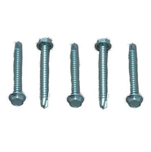 #012-DP500 – 8 x 1 DP Hex Washer Head, Zinc, 500 Pack