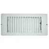 #013-629 – Floor Register, 4″ x 12″, White