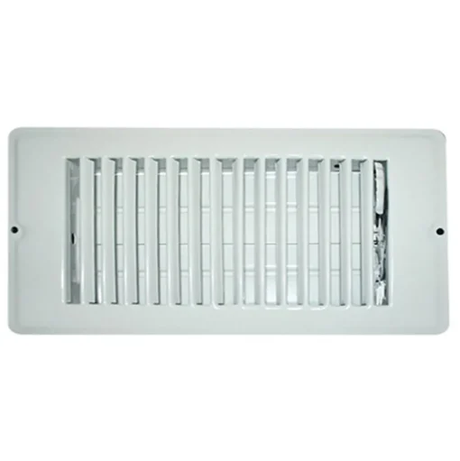 #013-625 – Floor Register, White, 4″ x 8″