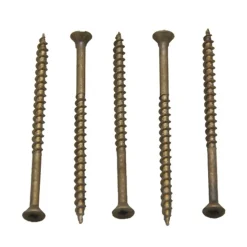 #012-FSQB – 8 x 3 Flat Head Square Recess Raw, 2000 Pack