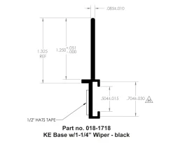 #018-1718 – KE Base, 5/16″ x 2-1/32″ x 30′