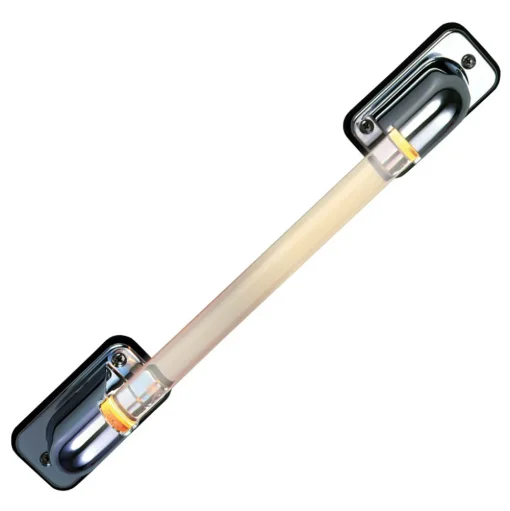 #005-5300-L – Lighted Assist Handle Straight, w/Chrome Brackets