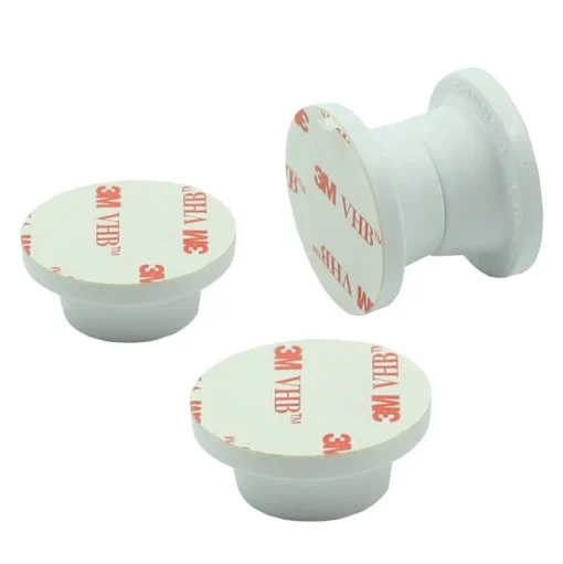 #013-09801 – Magnetic Door Holdback, 2 Sets, Polar White