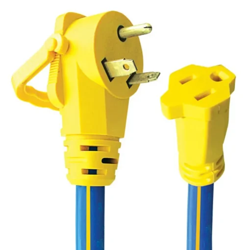 #16-00503 – 3 Prong 30-15 AMP 12″ Adapter w/EZEEGRIP Handle