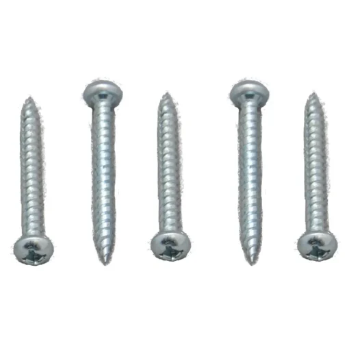 #012-PSQ500 – 8 x 1 Pan Head Square Recess Screw, Zinc, 500 Pack