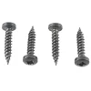 #012-PSQ500BL – 8 x 1 Pan Head Square Recess Screw, Black, 500 Pack