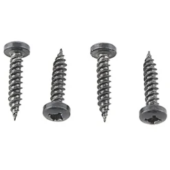 #012-PSQ500BL – 8 x 1 Pan Head Square Recess Screw, Black, 500 Pack