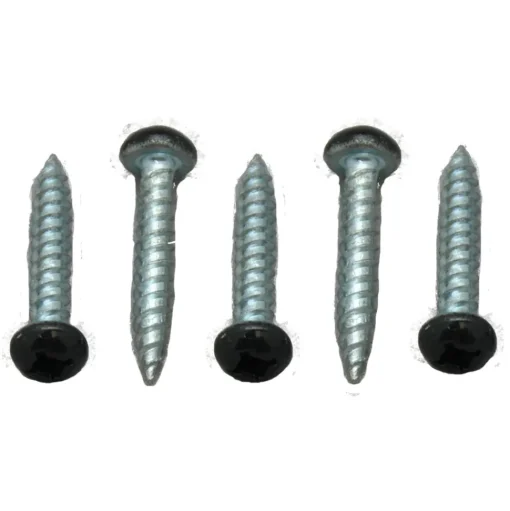 #012-PSQ1000BL – 8 x 1 Pan Head Square Recess Screw, Black, 1000 Pack