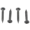 #012-PSQ50BL – 8 x 1-1/2 Pan Head Square Recess Screw, Black, 50 Pack