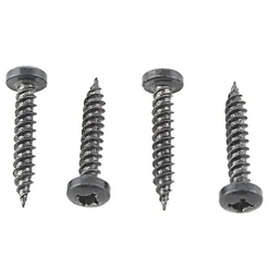 #012-PSQ50BL – 8 x 1-1/2 Pan Head Square Recess Screw, Black, 50 Pack