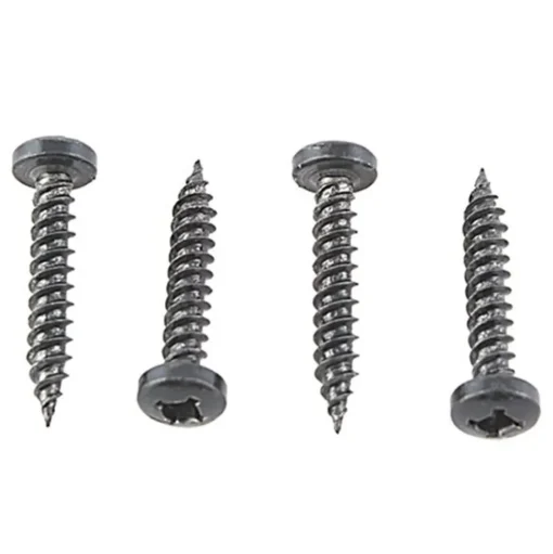 #012-PSQ50BL – 8 x 1-1/2 Pan Head Square Recess Screw, Black, 50 Pack