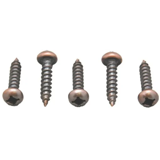 #012-PSQ500BZ – 8 x 1-1/2 Pan Head Square Recess Screw, Bronze, 500 Pack
