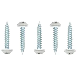 #012-PTW500W – 8 x 1 Pan Washer Head Tri Screw, White, 500 Pack