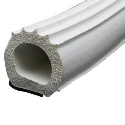 #018-1097 – Ribbed Foam D Seal, 1″ x 1″x 50′