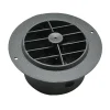 #013-638 – Rotaire Register w/Damper, Black, 4″