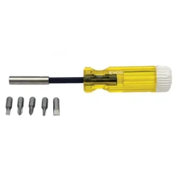 #009-RVM5IN1AC – Magnetic Bit Screwdriver w/Storage Handle, Pkg.