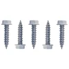 #012-TR1000W – 8 x 3/4 Hex Washer Head, White, 1000 Pack