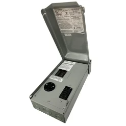 #U041C010P – 30AMP Outdoor RV Power Outlet W/20A GFCI, 1 Pole