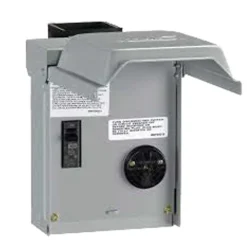 #U013CP – 30AMP Outdoor RV Power Outlet, 1 Pole