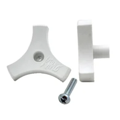 #013-510 – Window Knob Short w/Screw, White